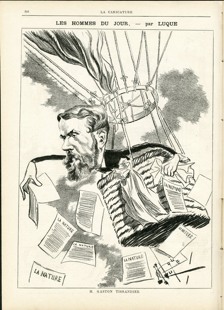 Ilustração de Manuel Luque (1854-1919) em La Caricature (1880) de Manuel Luque