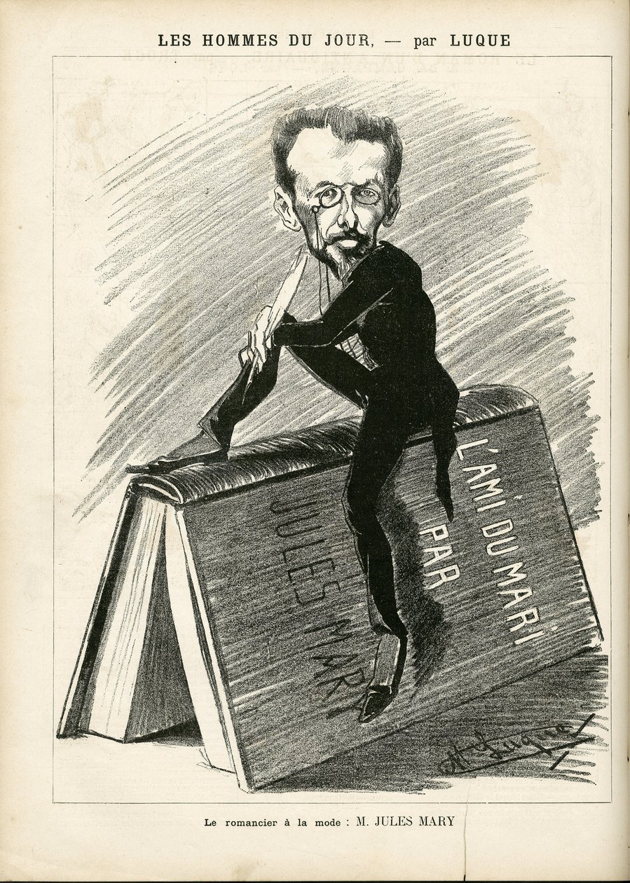 Ilustração de Manuel Luque (1854-1919) em La Caricature (1880) de Manuel Luque