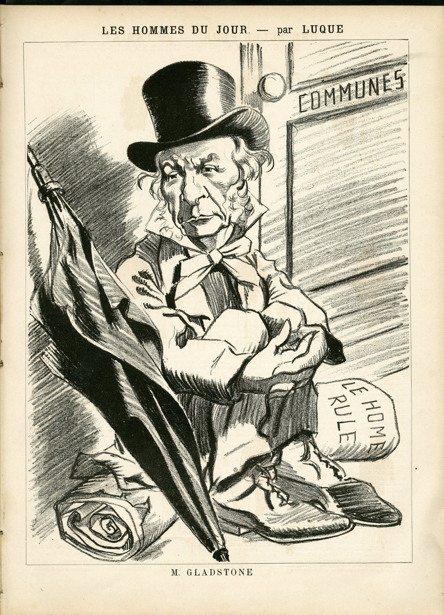 Ilustração de Manuel Luque (1854-1919) em La Caricature (1880) de Manuel Luque