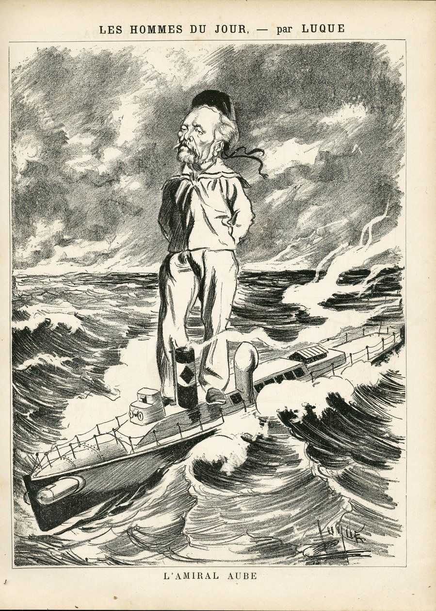 Ilustração de Manuel Luque (1854-1919) em La Caricature (1880) de Manuel Luque