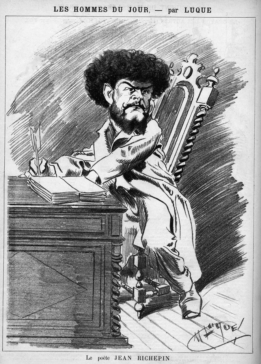 Jean Richepin (1849-1926), escritor francês. de Manuel Luque
