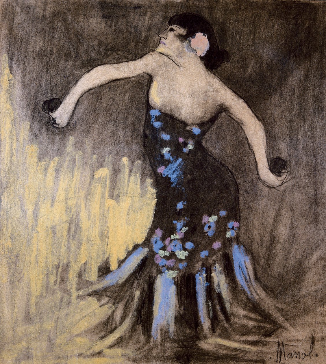 Flamenco dancer de Manuel Martinez Hugue Manolo