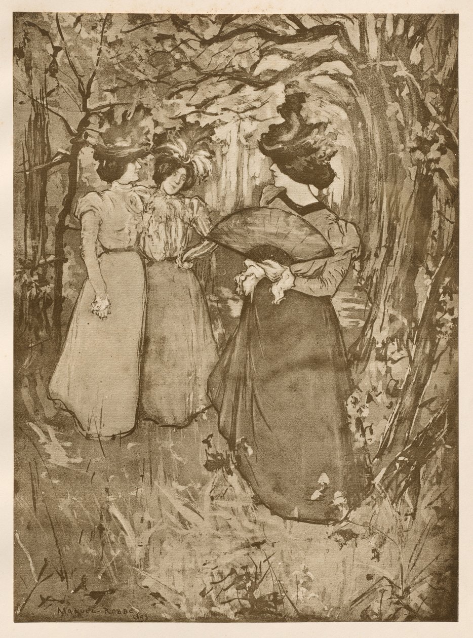 Menuet d&39;Automne, 1898. de Manuel Robbe