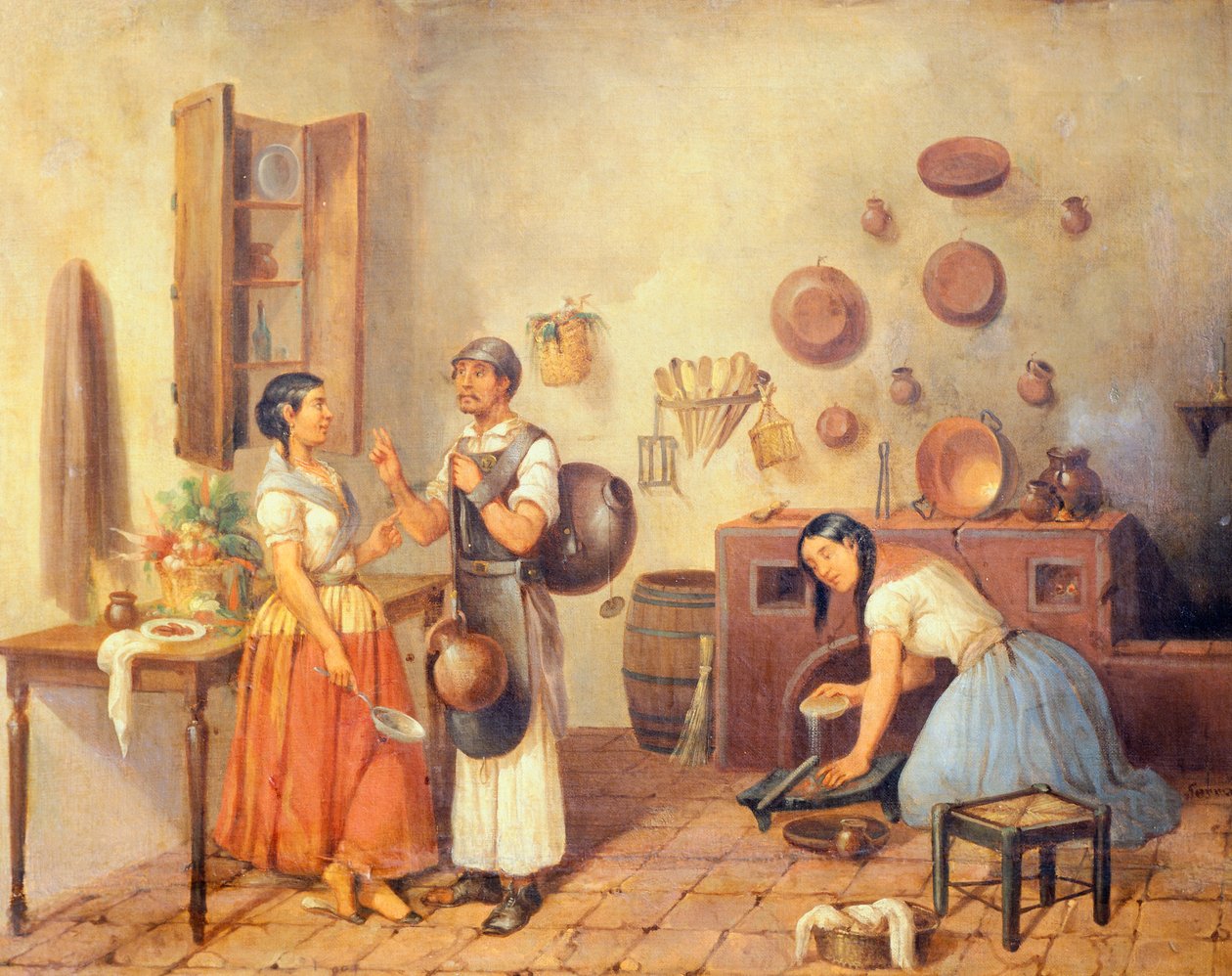 México, Uma cozinha típica mexicana por Manuel Serrano de Manuel Serrano