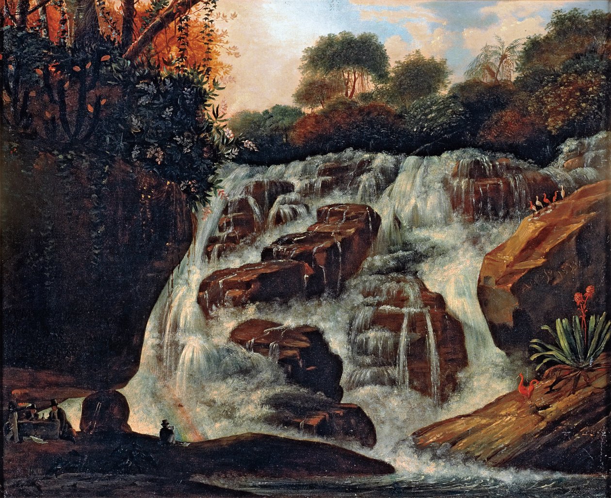 Grande Cachoeira da Tijuca de Manuel de Araújo Porto Alegre
