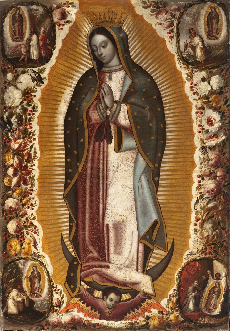 Virgem de Guadalupe (Virgen de Guadalupe) de Manuel de Arellano