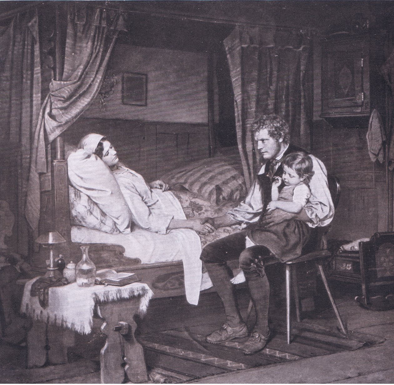 A doença da mãe, Bibbys Annual, 1916-1917 de Marc Louis Benjamin Vautier