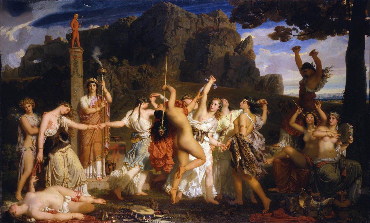 A dança dos bacantes A dança dos bacantes de Charles Gleyre
