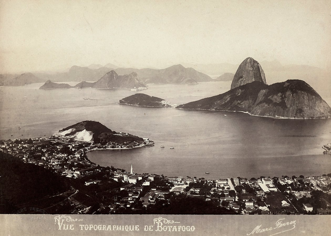 Vista de Botafogo, Brasil de Marc Ferrez