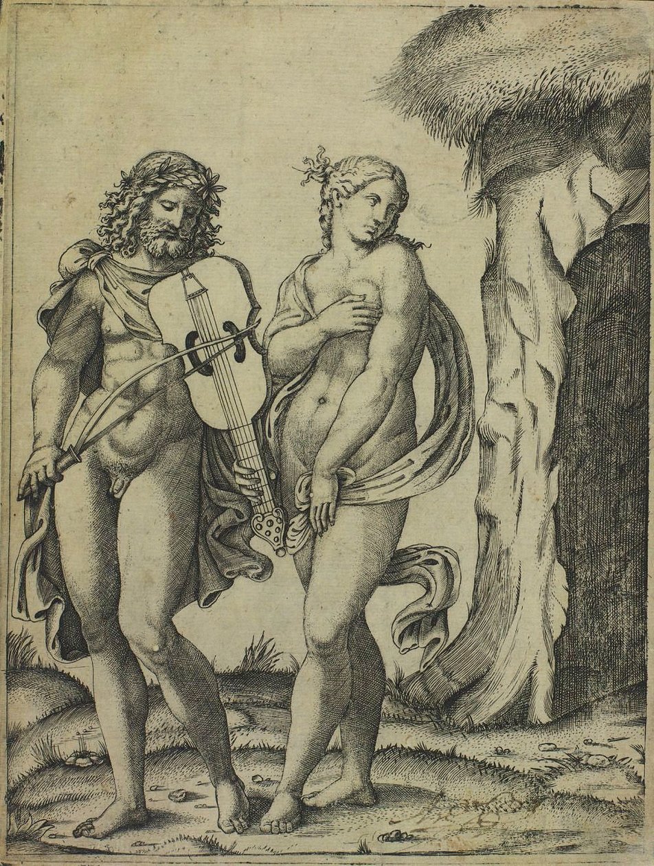 Orfeu e Eurídice de Marcantonio Raimondi