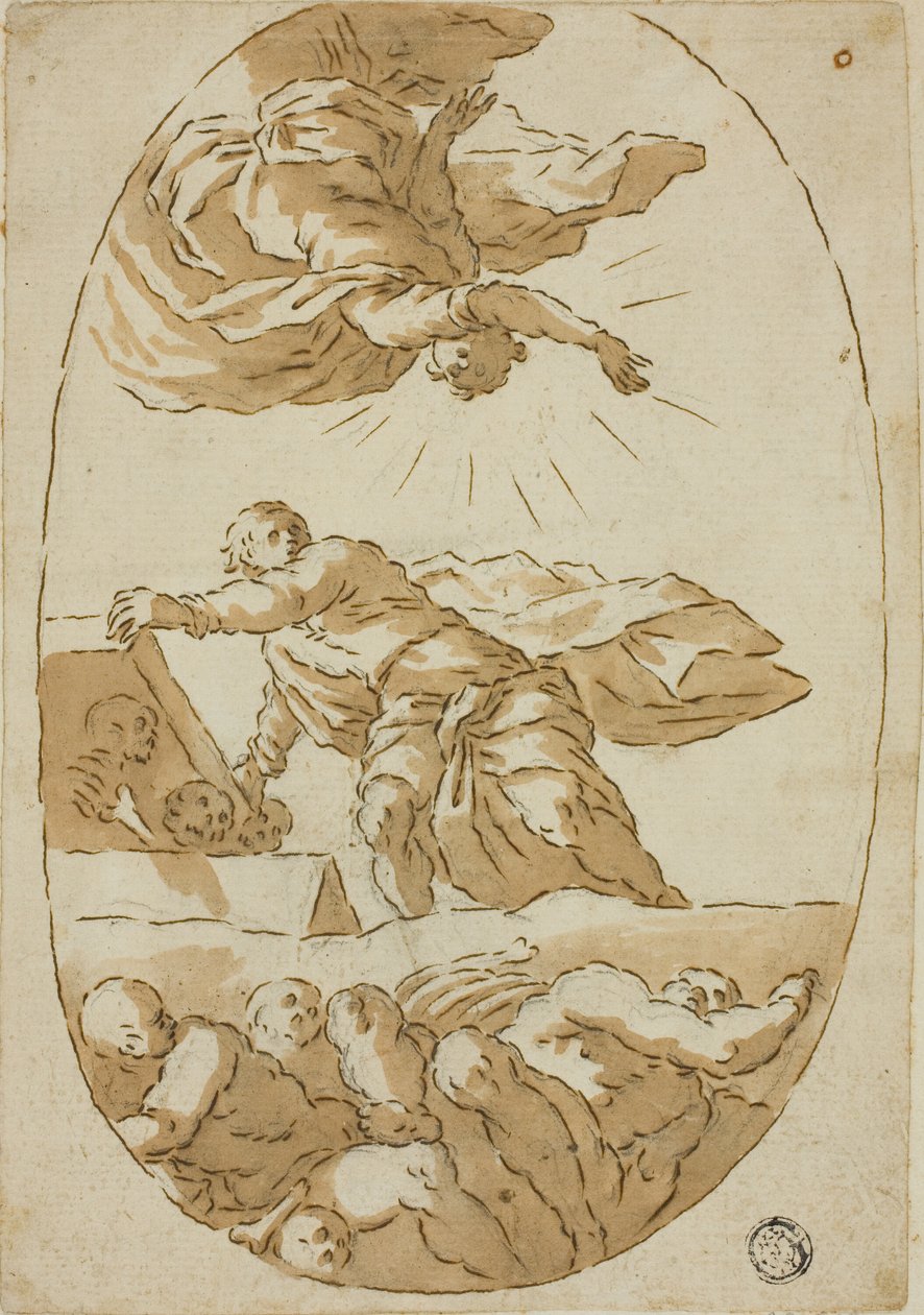 Ressurreição dos mortos de Marcantonio Bassetti
