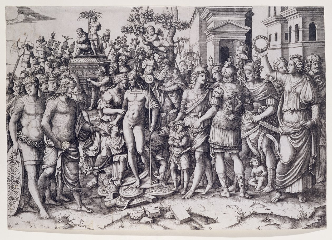 Um triunfo (gravura) de Marcantonio Raimondi