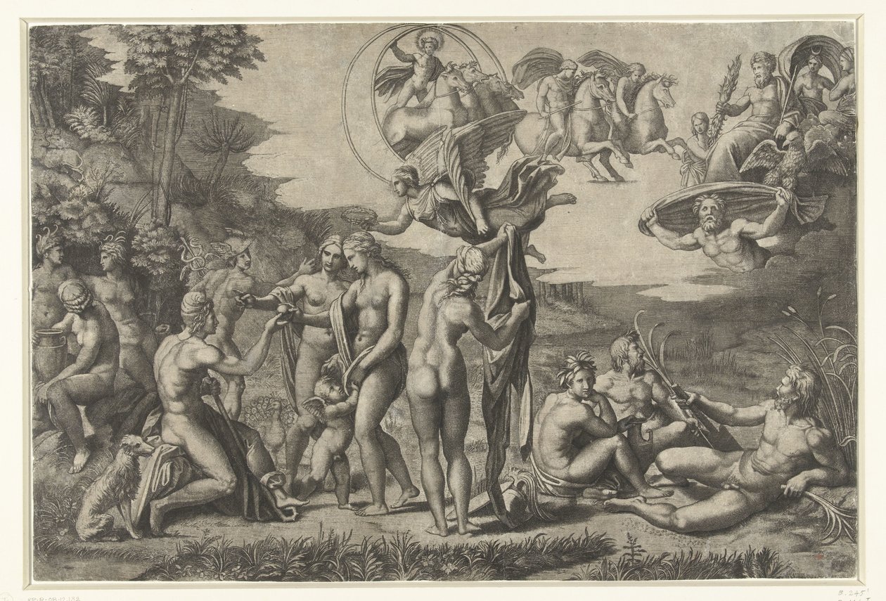 Julgamento de Paris de Marcantonio Raimondi