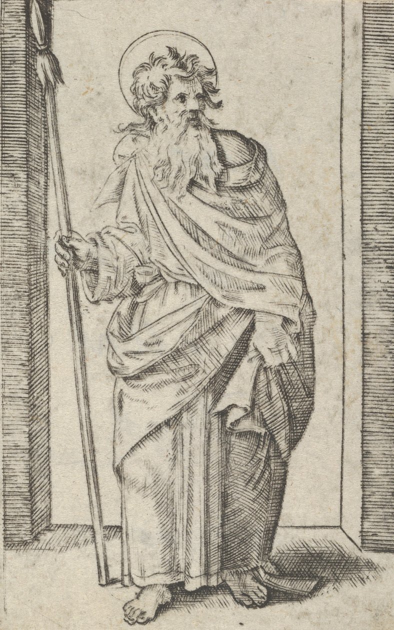 Santo Matthias, ca. 1500-1534. de Marcantonio Raimondi