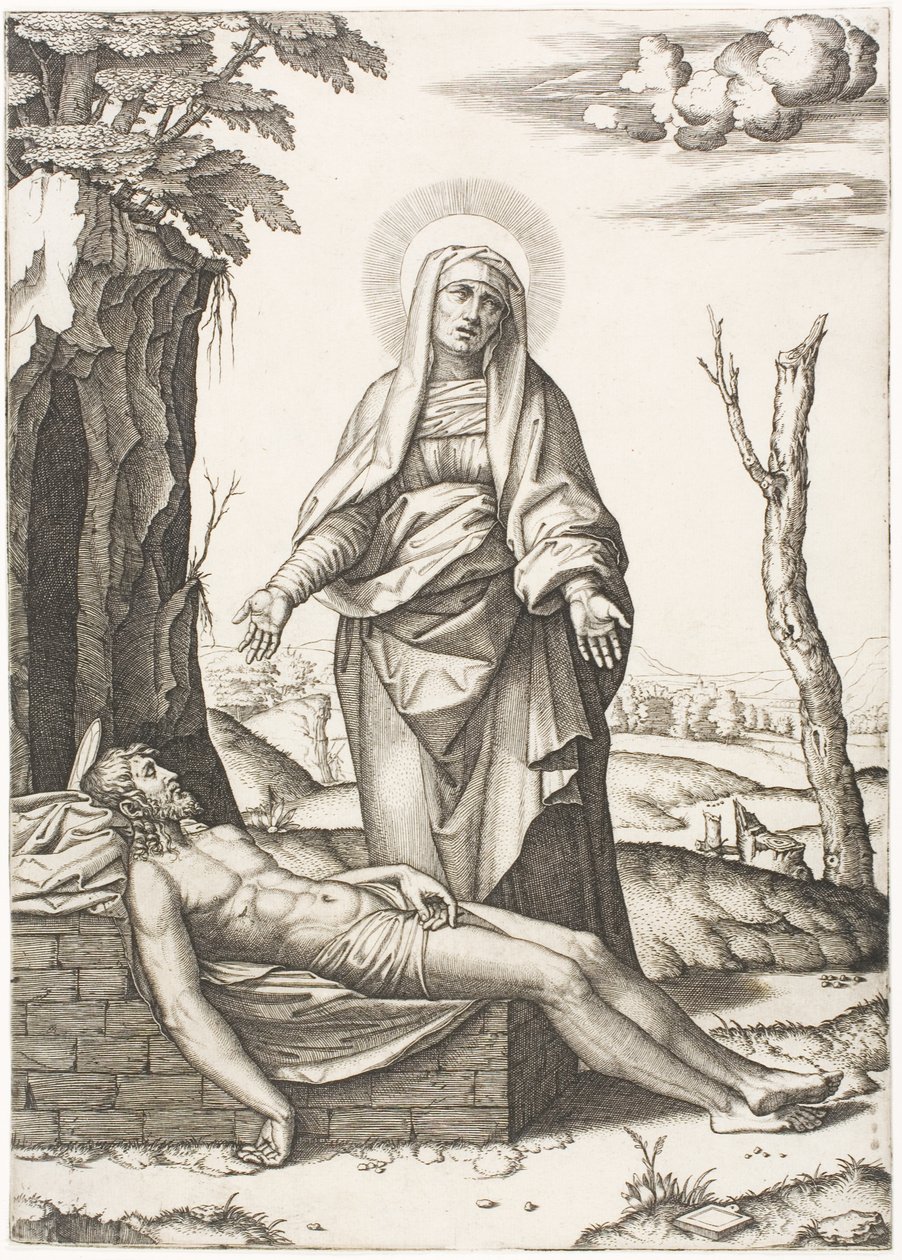 A Pieta de Marcantonio Raimondi