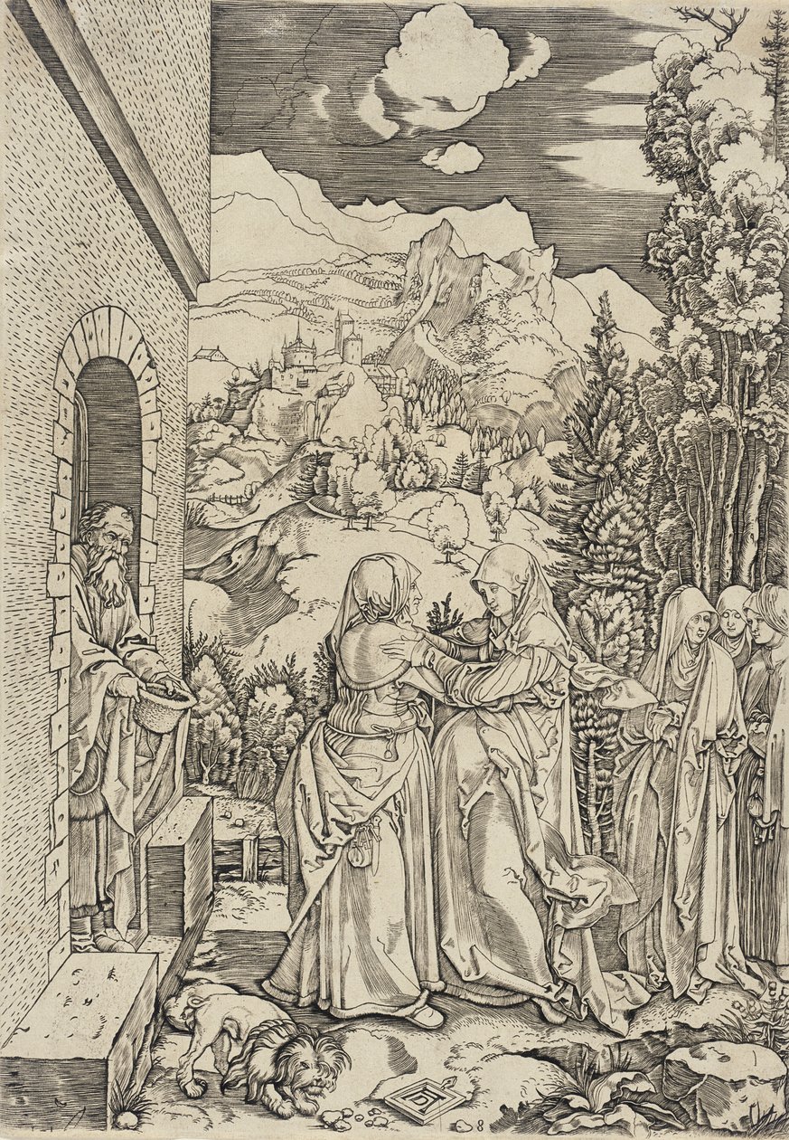 A Visitação de Marcantonio Raimondi