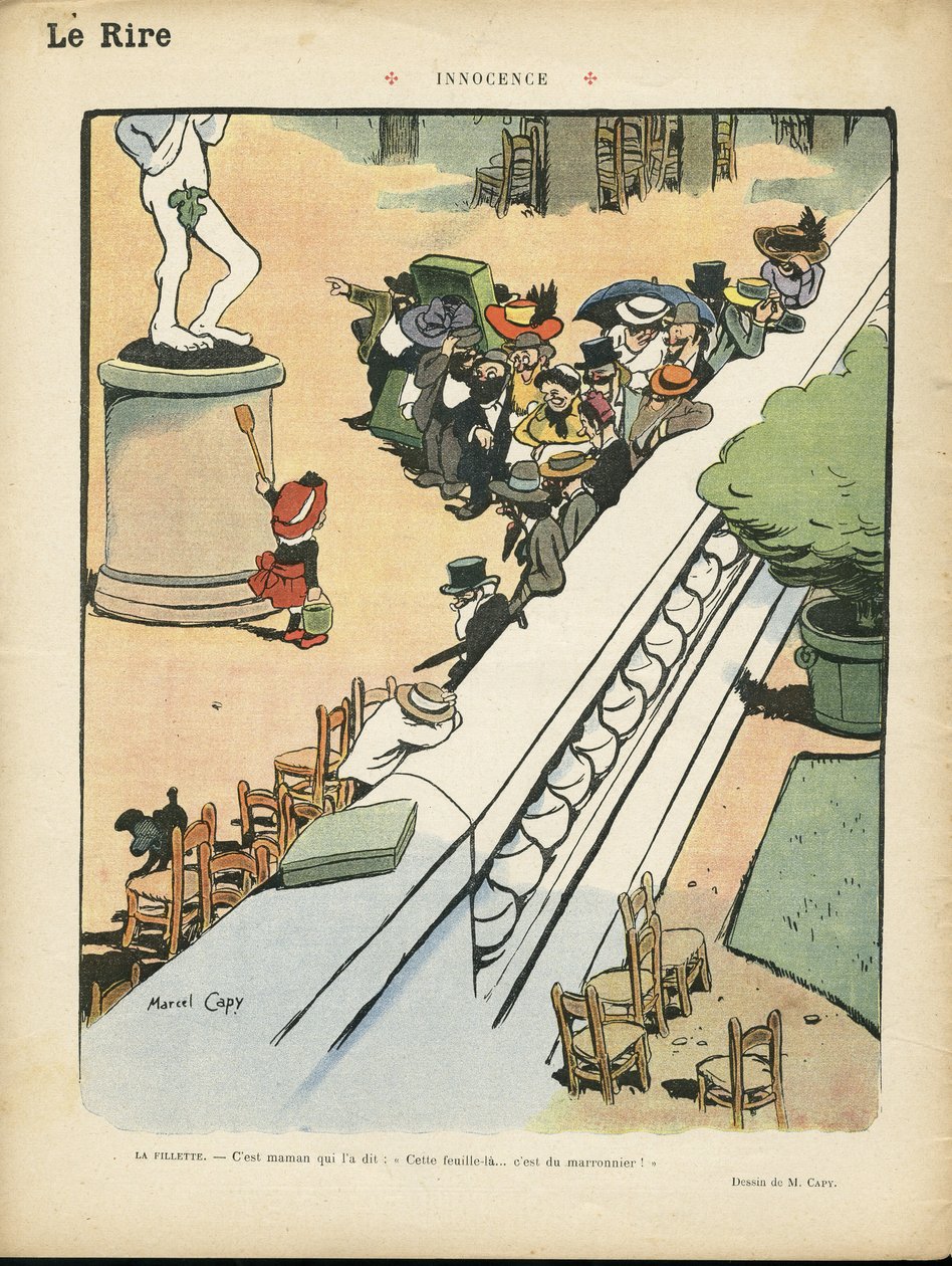 Ilustração de Marcel Capy (1865-1941) em Le Lire de Marcel Amable O.L. Capy