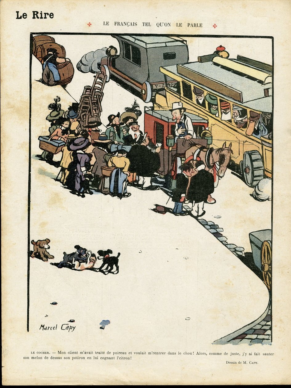 Ilustração de Marcel Capy (1865-1941) em Le Lire de Marcel Amable O.L. Capy