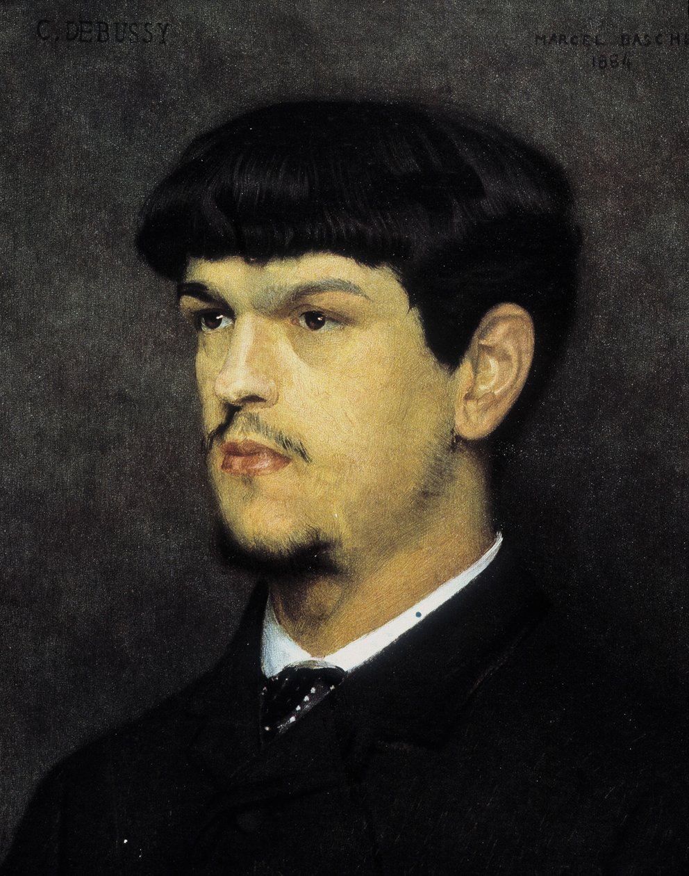 Retrato de Claude Debussy de Marcel Andre Baschet (1862-1941) de Marcel Andre Baschet