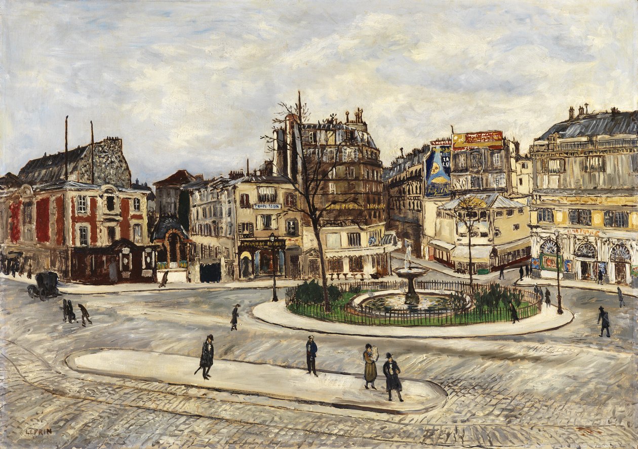 O Lugar Pigalle, c.1924 de Marcel Leprin