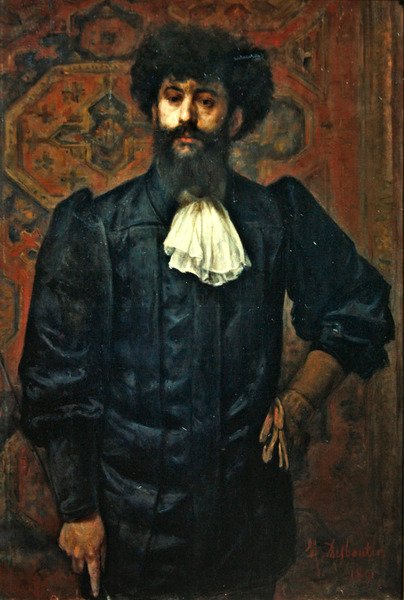 Retrato de Joseph Peladen, 1891 de Marcellin Gilbert Desboutin