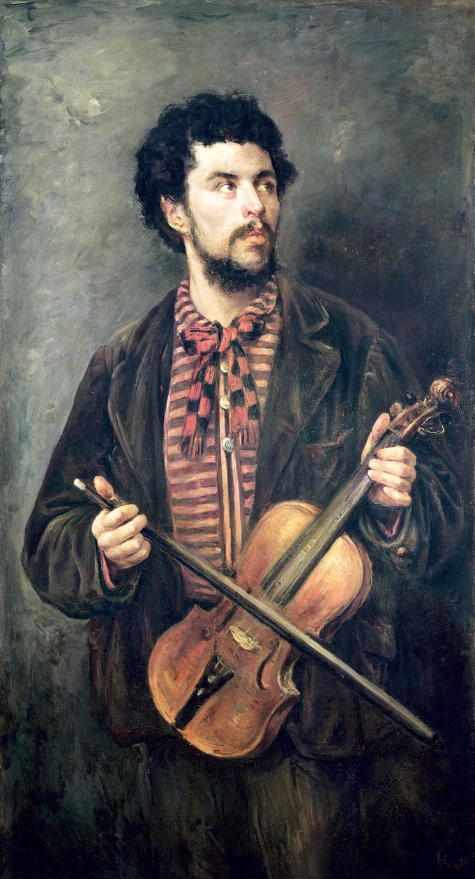 O violinista de Marcellin Gilbert Desboutin
