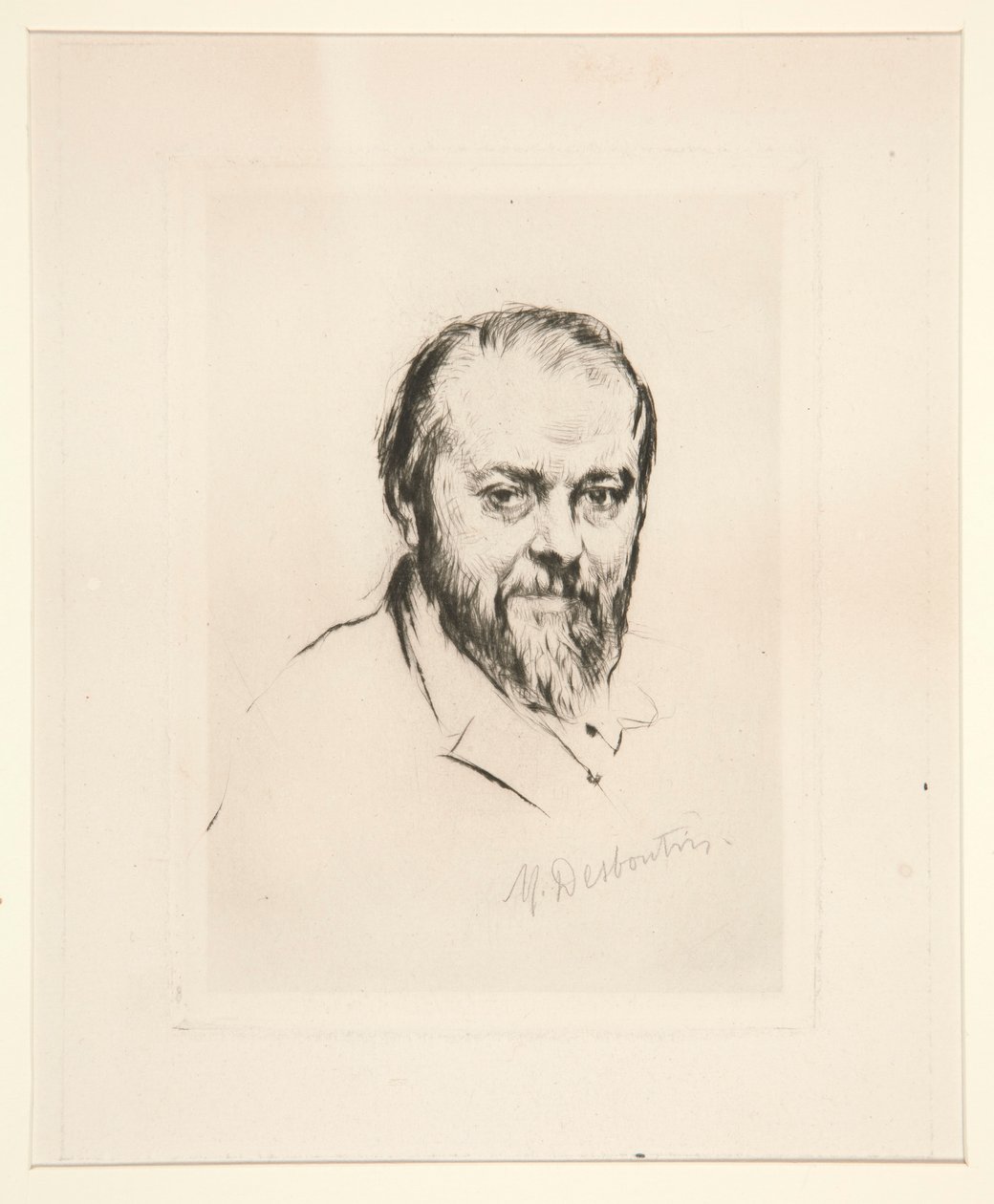 Retrato de J.J. Henner de Marcellin Desboutin