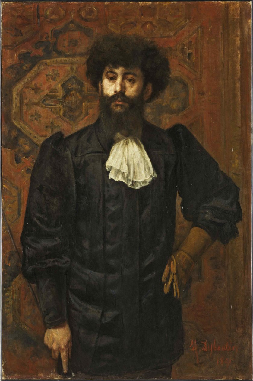 O Sar Josephin Peladan 1858-1918, 1891. de Marcellin Gilbert Desboutin