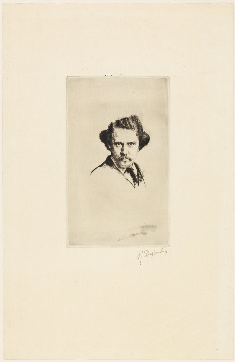 Retrato de Alfred Cadart de Marcellin Gilbert Desboutin
