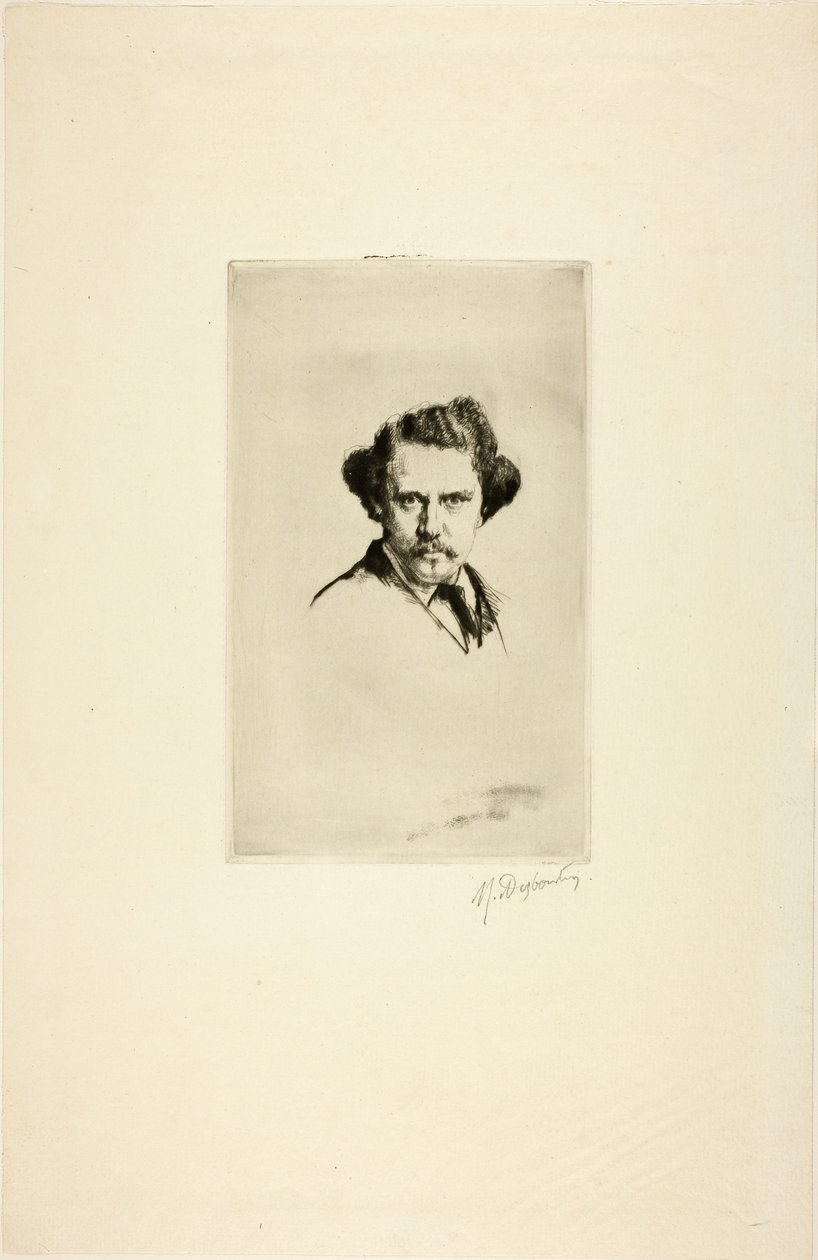 Retrato de Alfred Cadart, 1875 de Marcellin Gilbert Desboutin