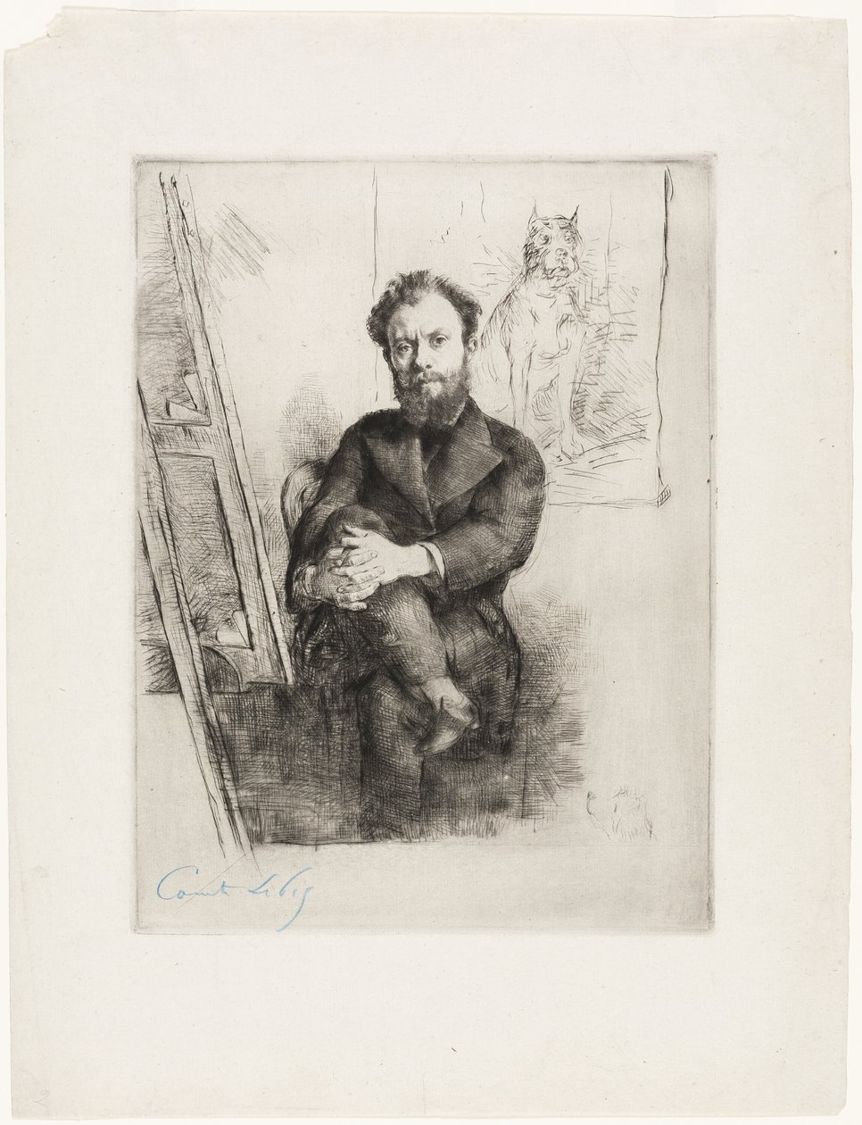 Retrato do Visconde Ludovic Napoleon Lepic de Marcellin Gilbert Desboutin