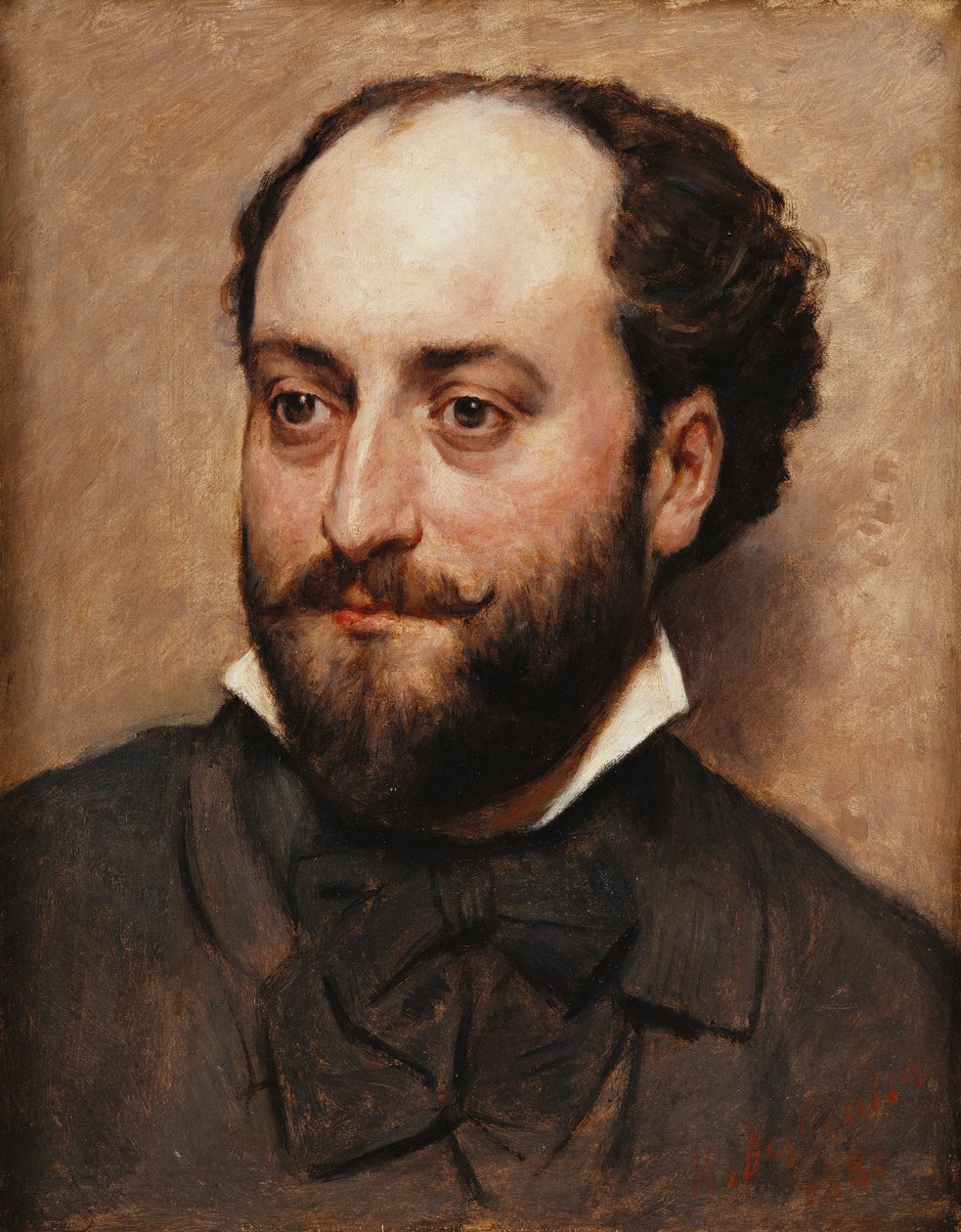 O amigo do pintor; O amigo do pintor, 1880 de Marcellin Gilbert Desboutin