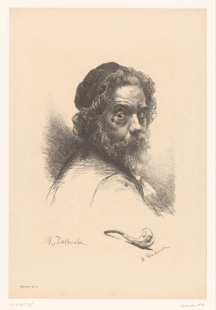 Auto-retrato de Marcellin Gilbert Desboutin