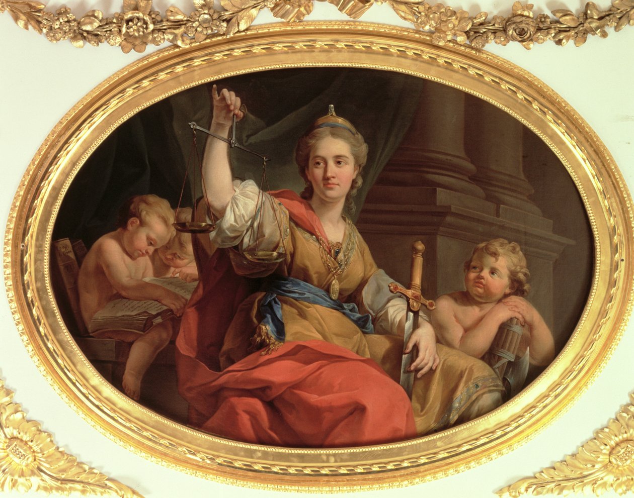 Justiça, c.1777 de Marcello Bacciarelli