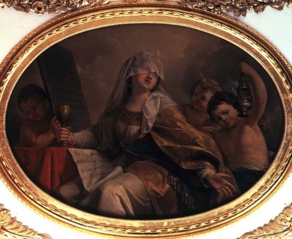 Faith, c.1777 (óleo sobre tela) de Marcello Bacciarelli