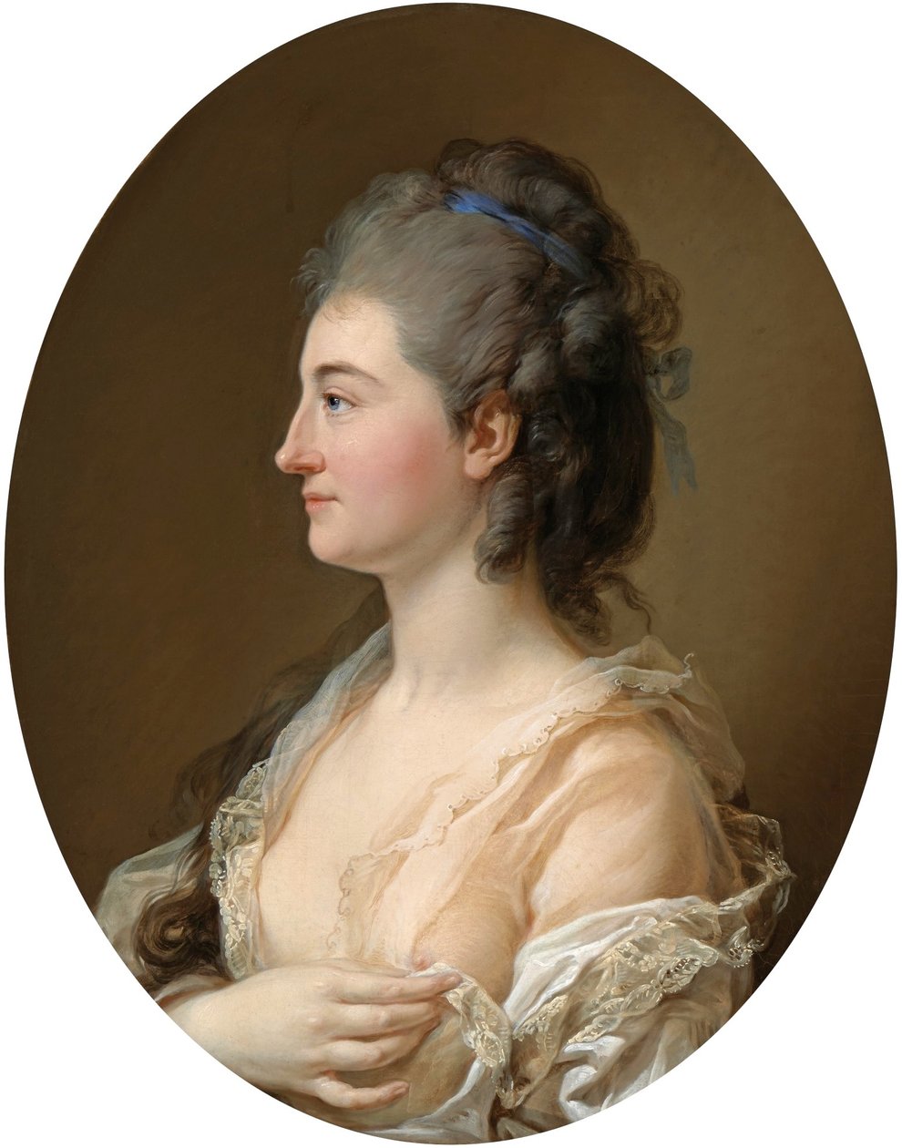 Retrato de Catherina Gattai Tomatis (Thomatis). de Marcello Bacciarelli