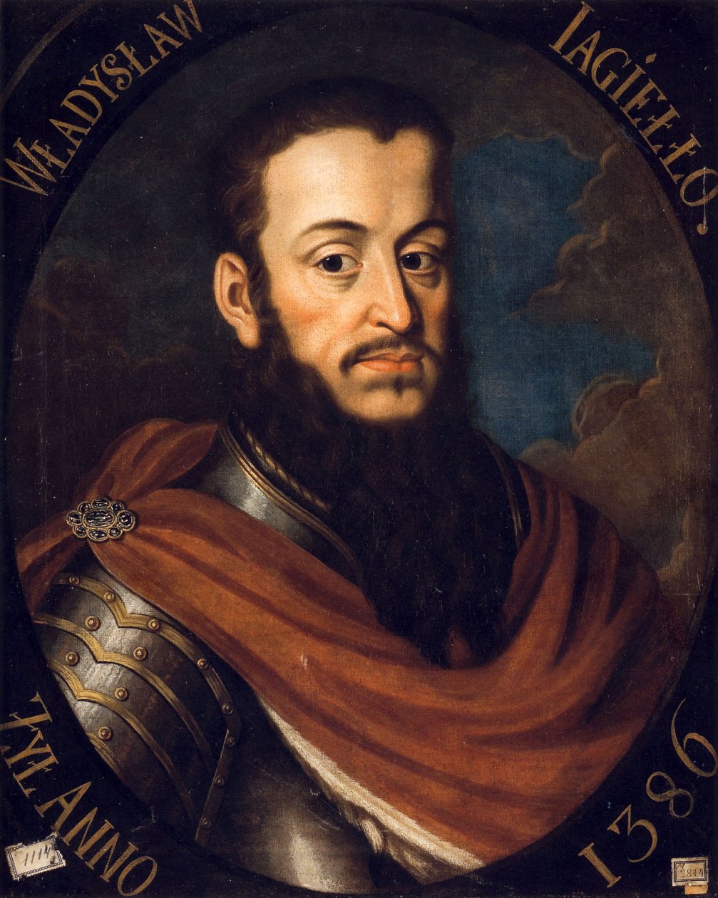 Retrato do rei Wladyslaw II. Jagiello, 1790 de Marcello Bacciarelli