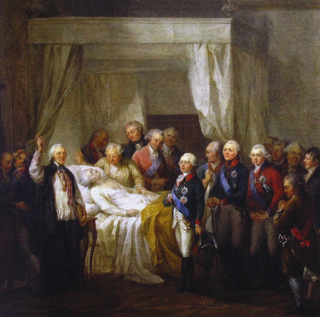 A morte de Stanislaw II agosto Poniatowski, depois de 1798 de Marcello Bacciarelli