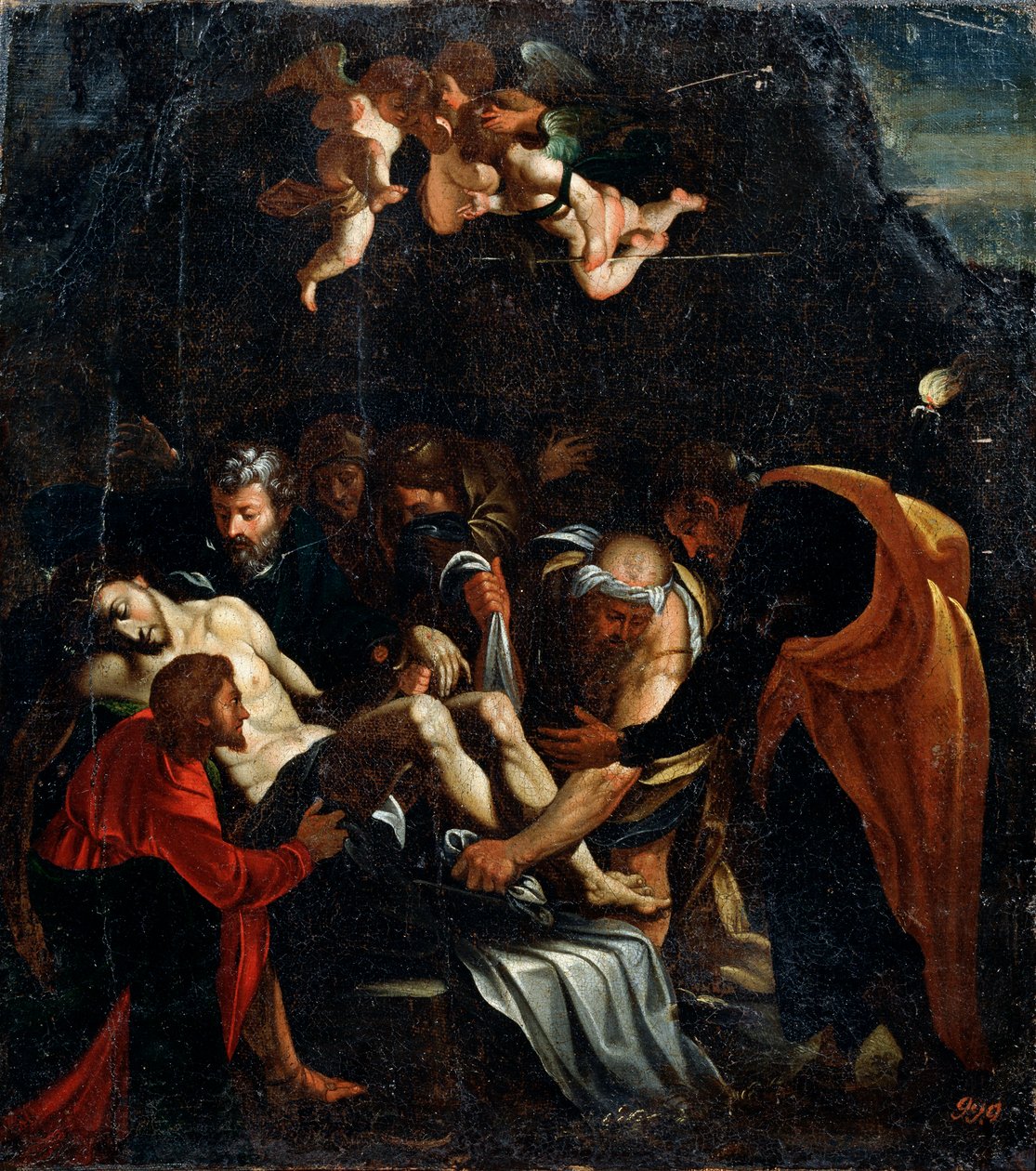 A Descida da Cruz, século XVI. de Marcello Venusti