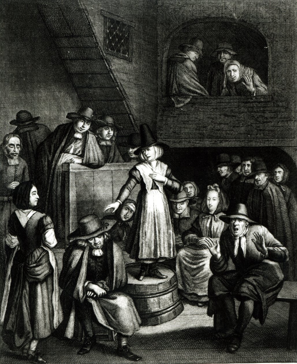 Quaker Meeting, 1699 de Marcellus or Marcel Lauron