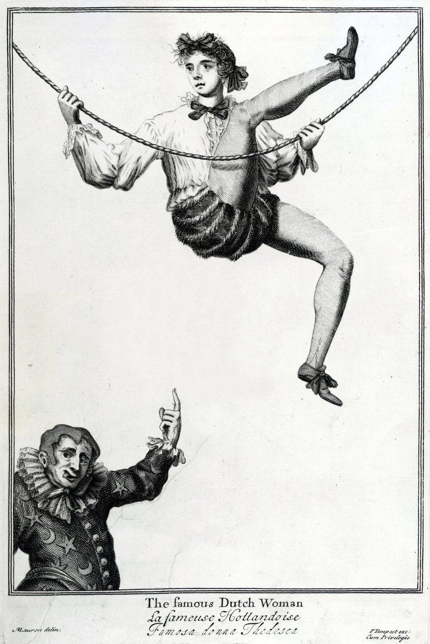 Bartholomew Fair, Londres: A famosa mulher holandesa de Marcellus the Elder Laroon