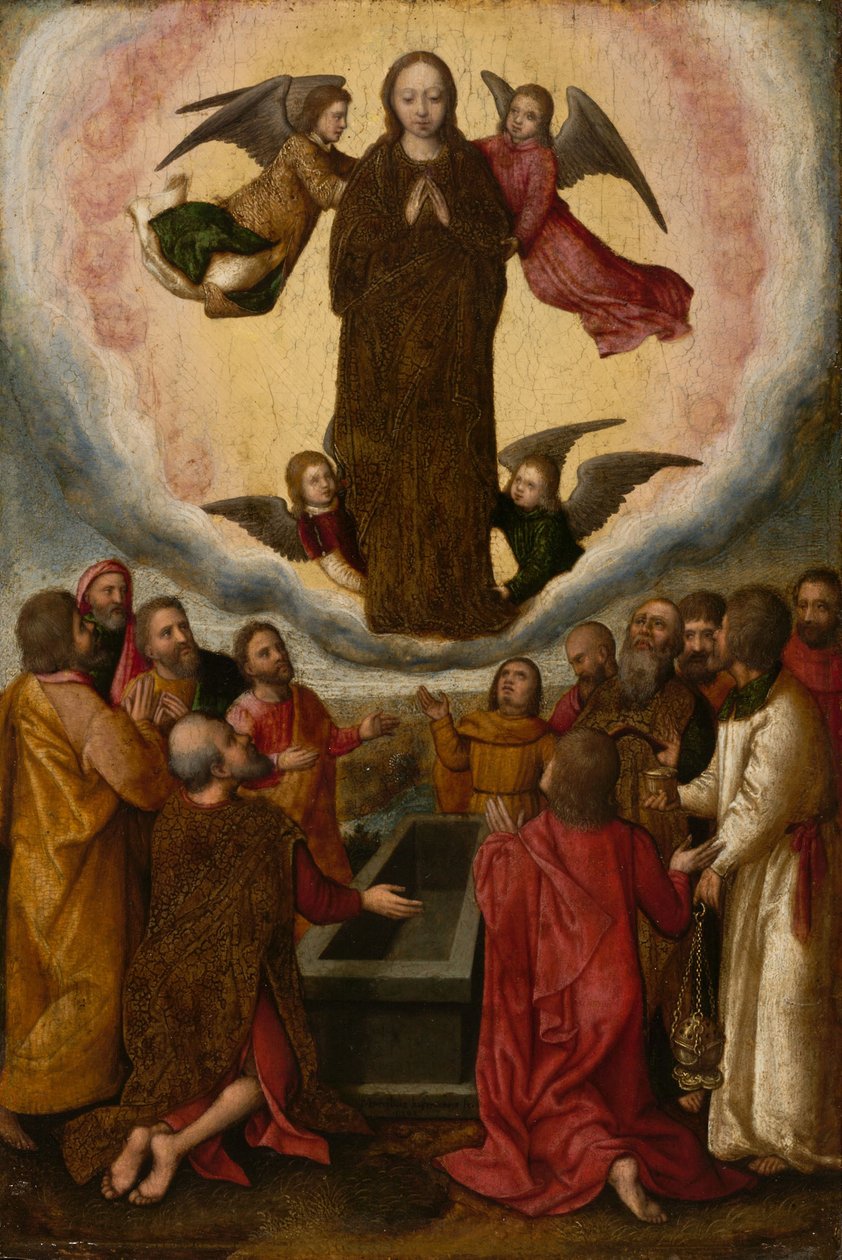 Assunção da Virgem (óleo sobre painel) de Marcellus Coffermans