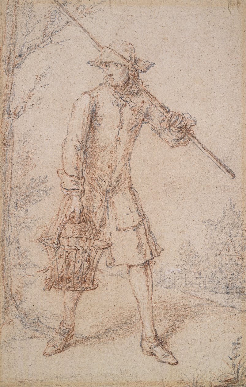 Um apanhador de pássaros, de Marcellus the Elder Laroon