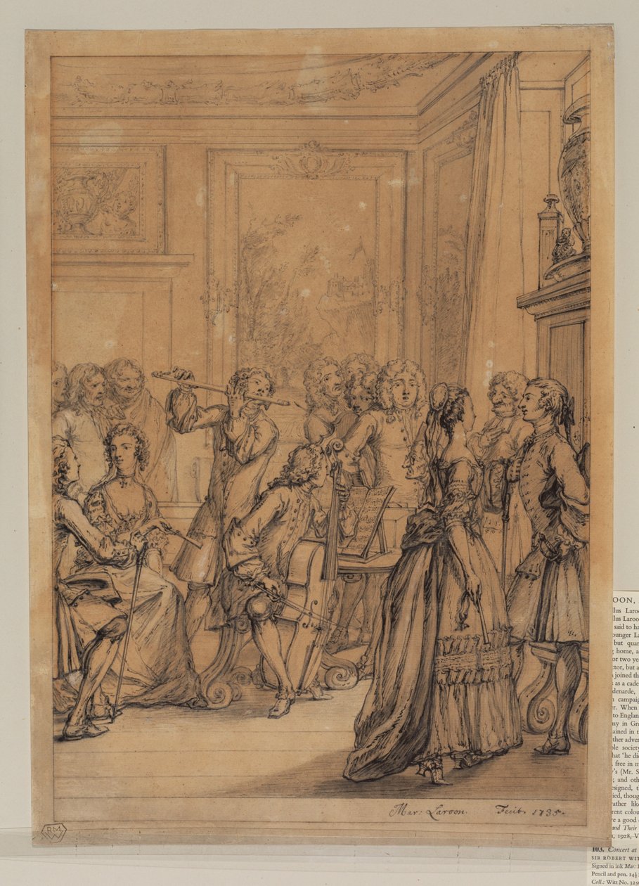 Concerto na Montagu House de Marcellus the Elder Laroon