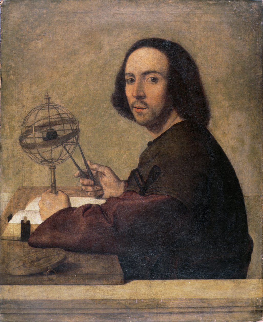 Retrato de um astrônomo, 1512 de Marco Basaiti
