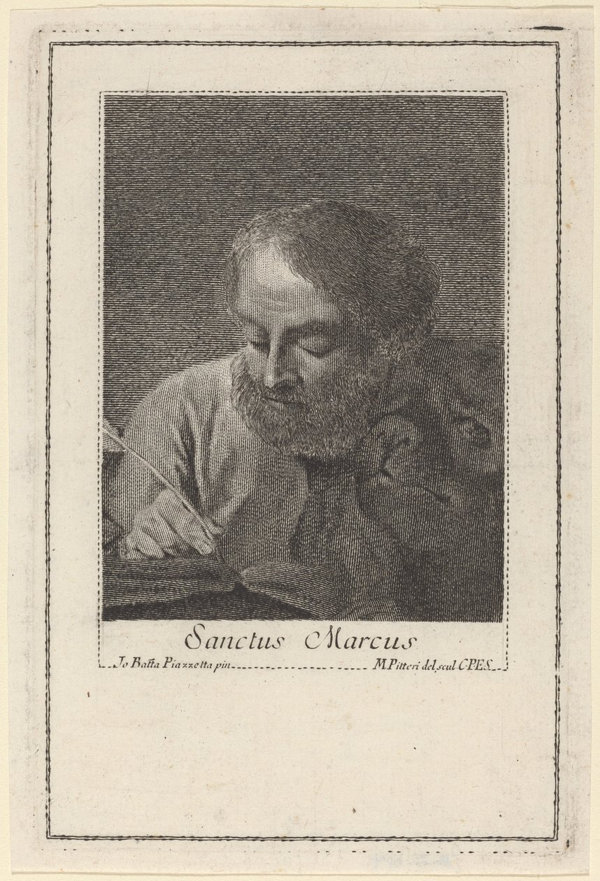 São Marcos de Marco Alvise Pitteri after Giovanni Battista Piazzetta