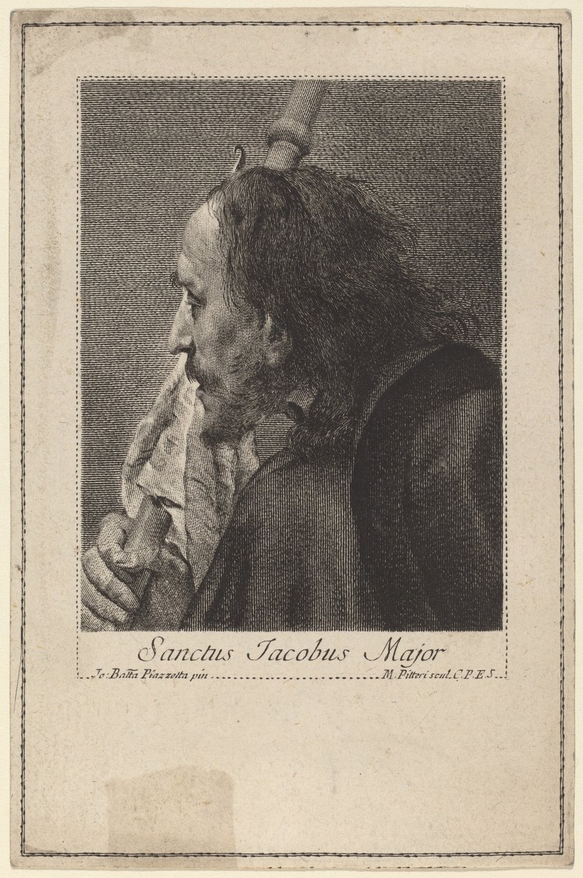 São Tiago, o Velho de Marco Alvise Pitteri after Giovanni Battista Piazzetta