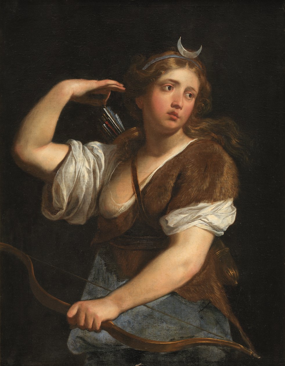 Diana caçando de Marcantonio Franceschini
