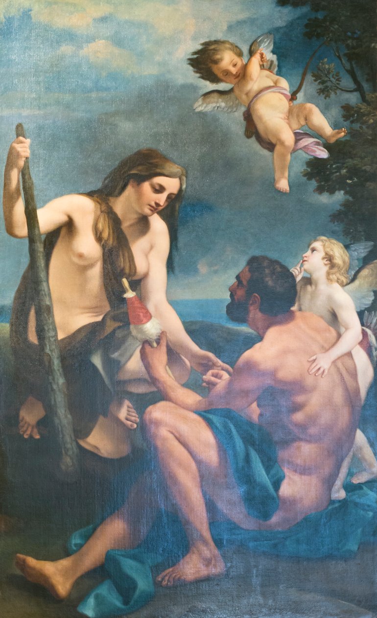 Hércules e Omphale de Marco Benefial