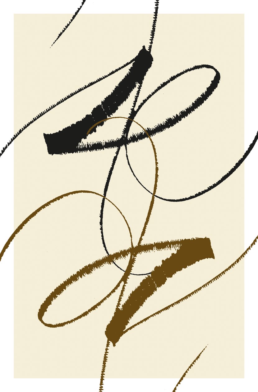 Dança, 2014 (tinta sobre papel) de Marco Campedelli